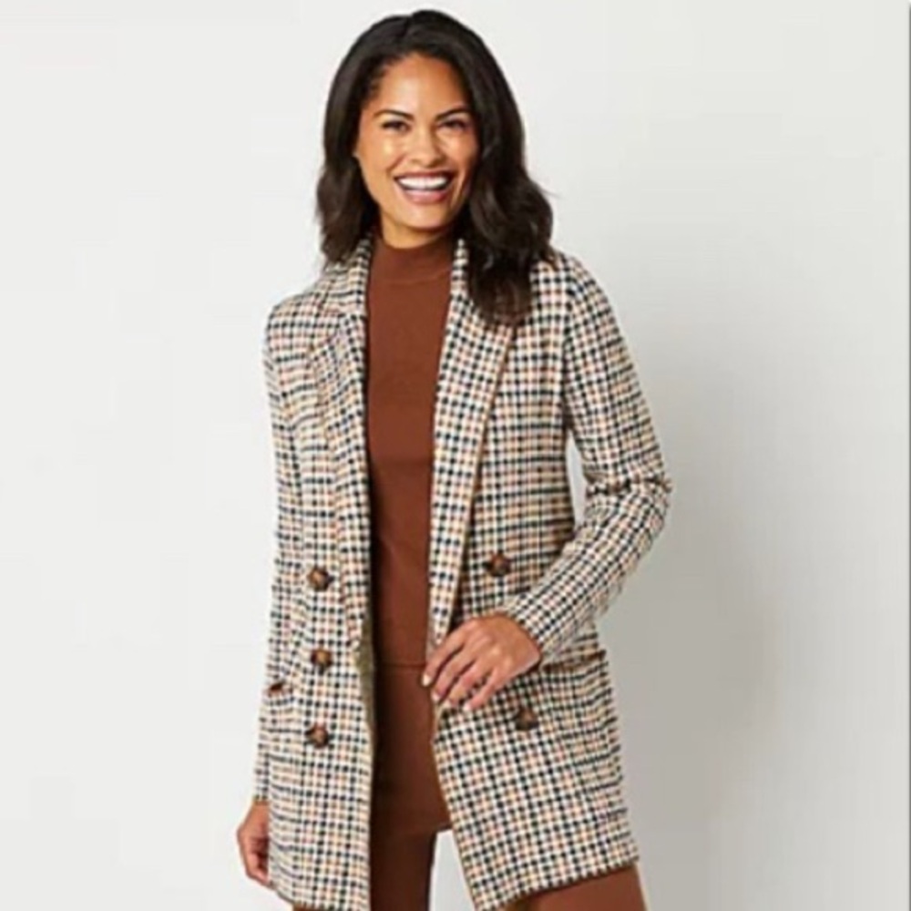 NEW ABBOTT ELEMENTARY Women's Super Soft Diamond Cardigan 2X $69